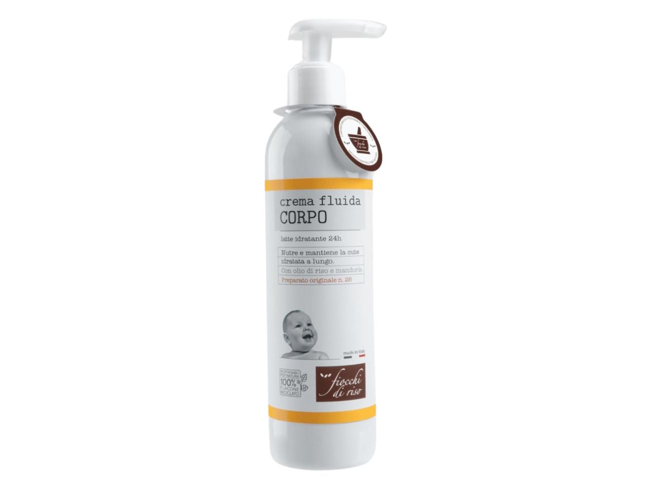 Crema fluida corpo 240ml con azione idratante