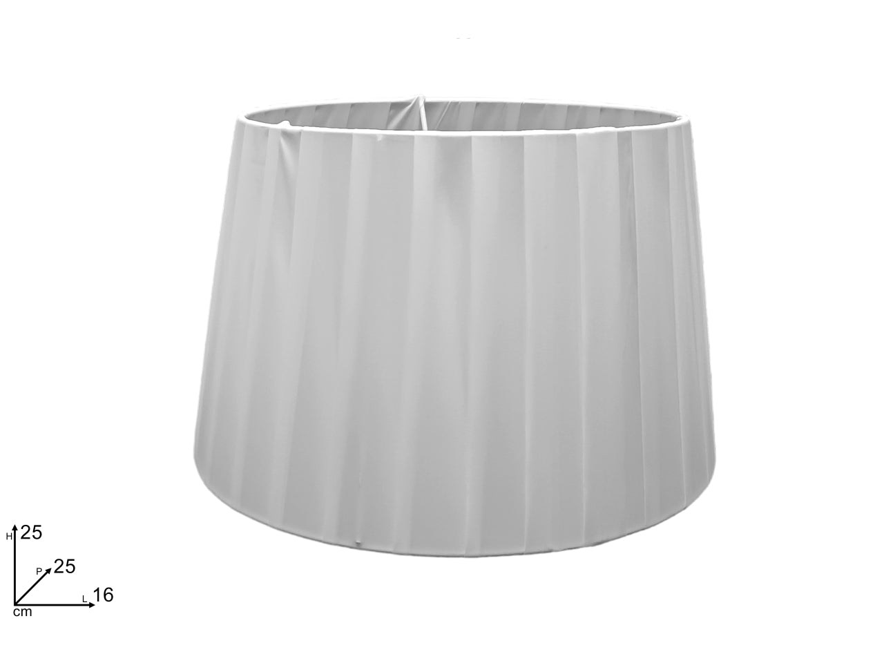 Paralume lux bianco 25cm