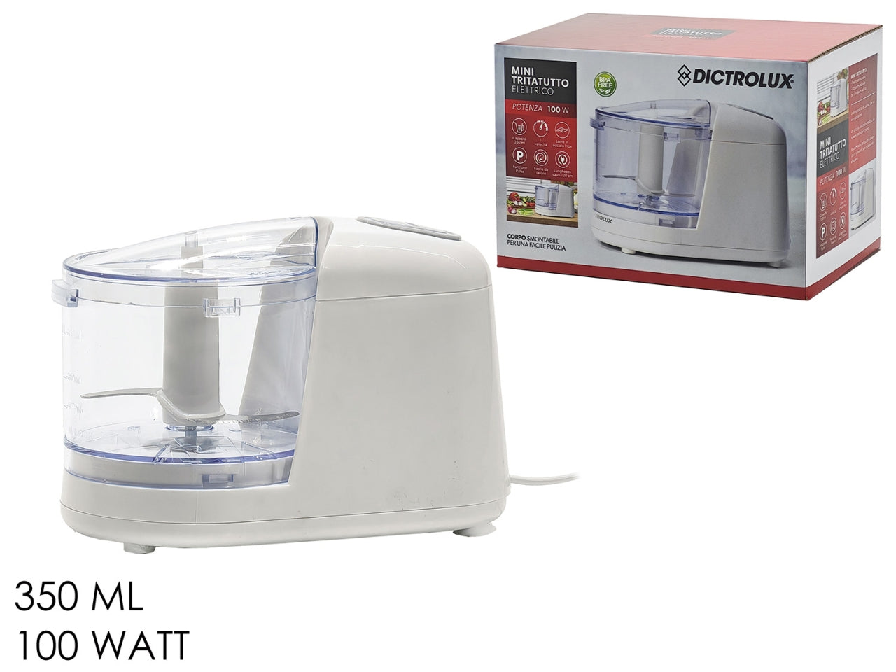 Mini tritatutto 350ml 100w