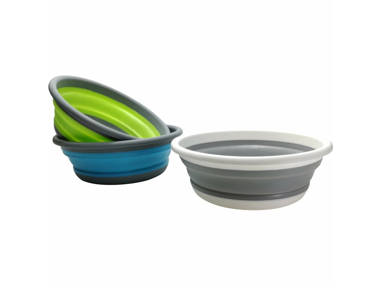 Bacinella richiudibile d.37,5xh.14cm 9lt 3 assortite