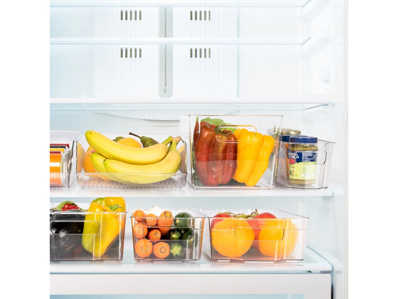 Contenitore salvaspazio per frigorifero 37,2x10,4x9,9cm