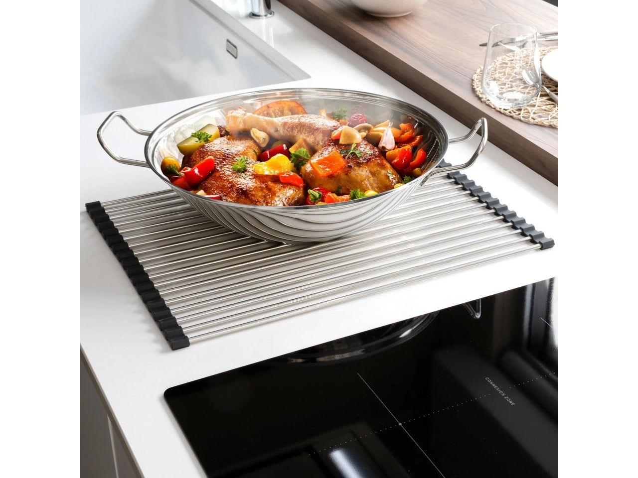 Griglia scolatutto lavello 47x35cm