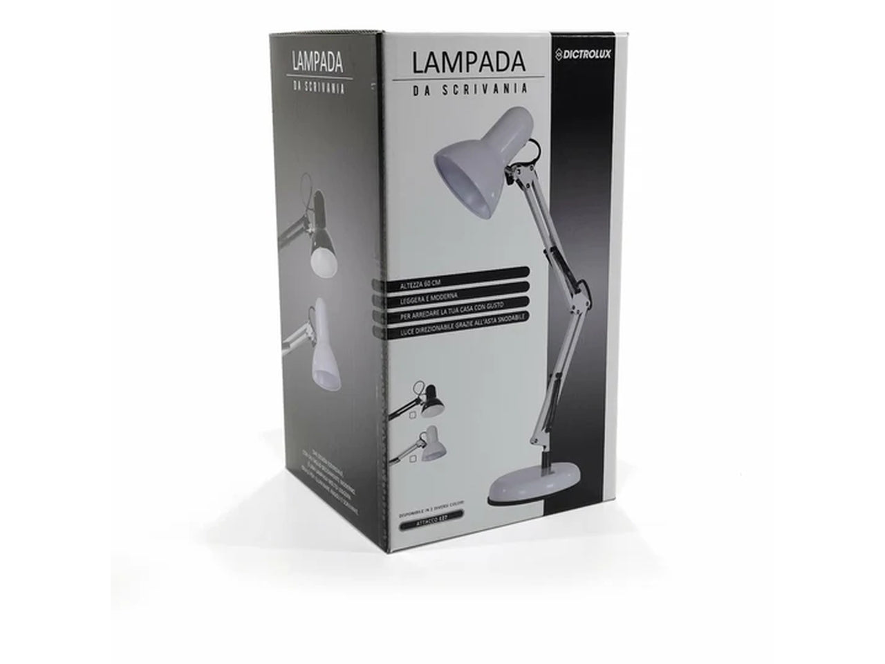 Lampada scrivania h60cm in colori assortiti