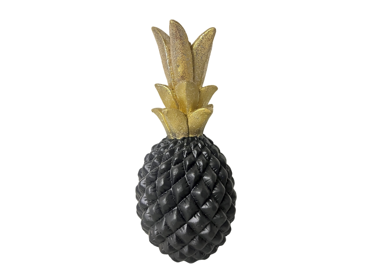 Ananas nero/oro h.32cm