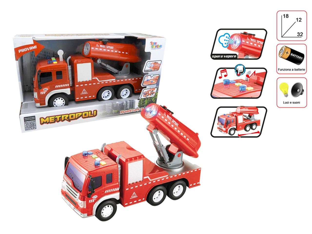 Metropoli mezzi pronto intervento spray fumo