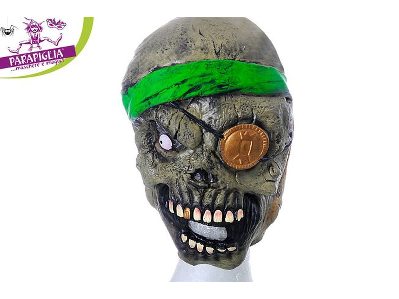 Maschera scheletro pirata