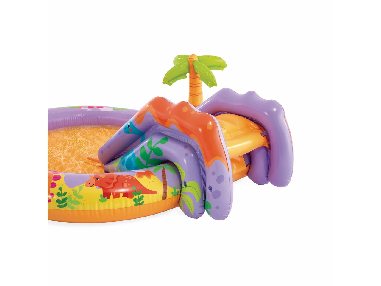 Piscina playcenter dino park con scivolo 201x157x69cm