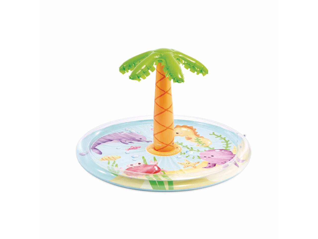 Piscina palma con spruzzo 173x104cm