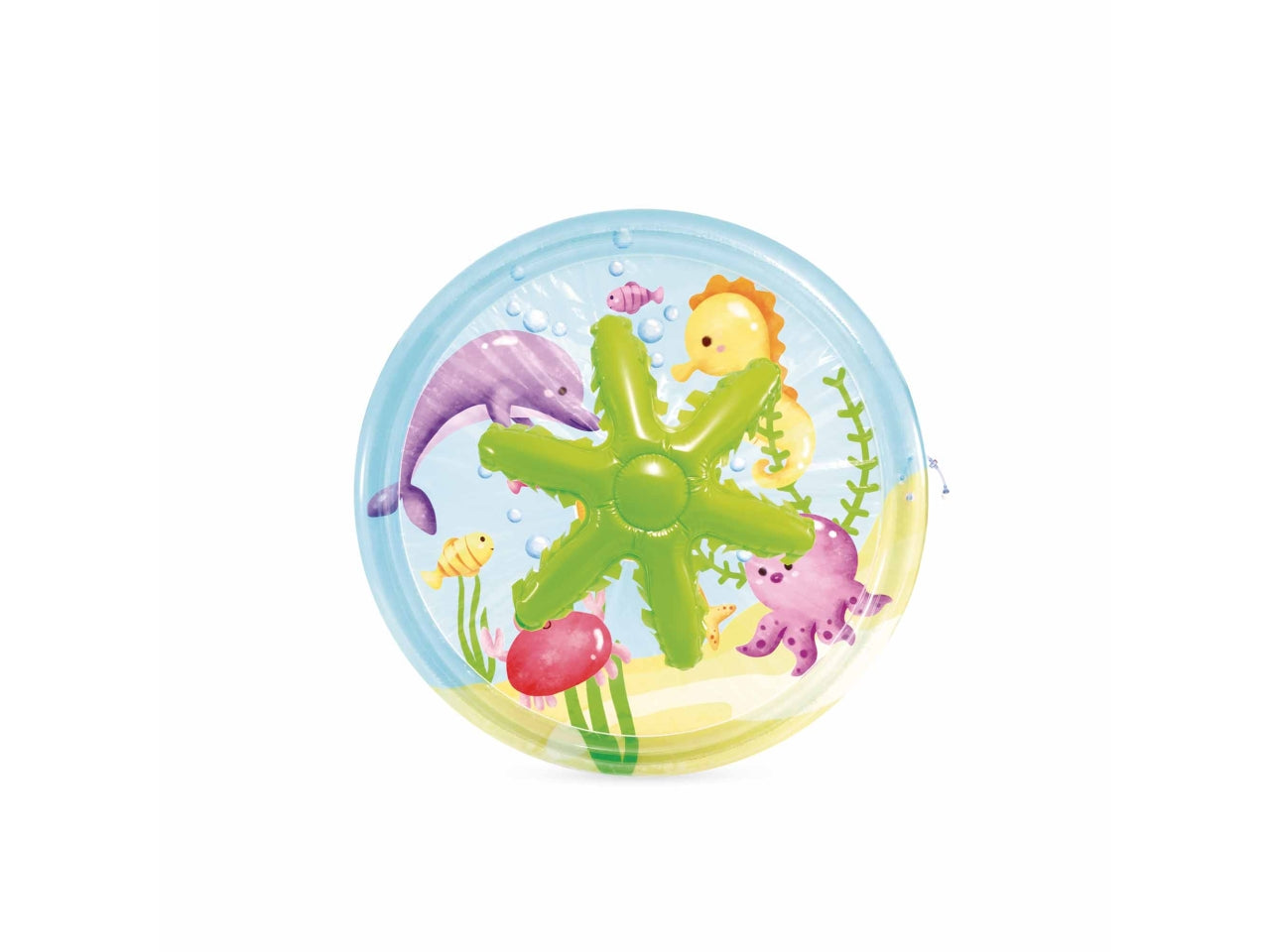 Piscina palma con spruzzo 173x104cm