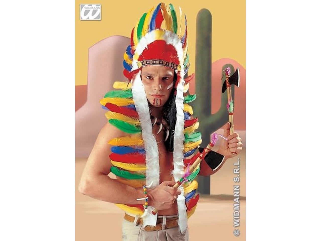 Copricapo indiano extra lungo 160cm