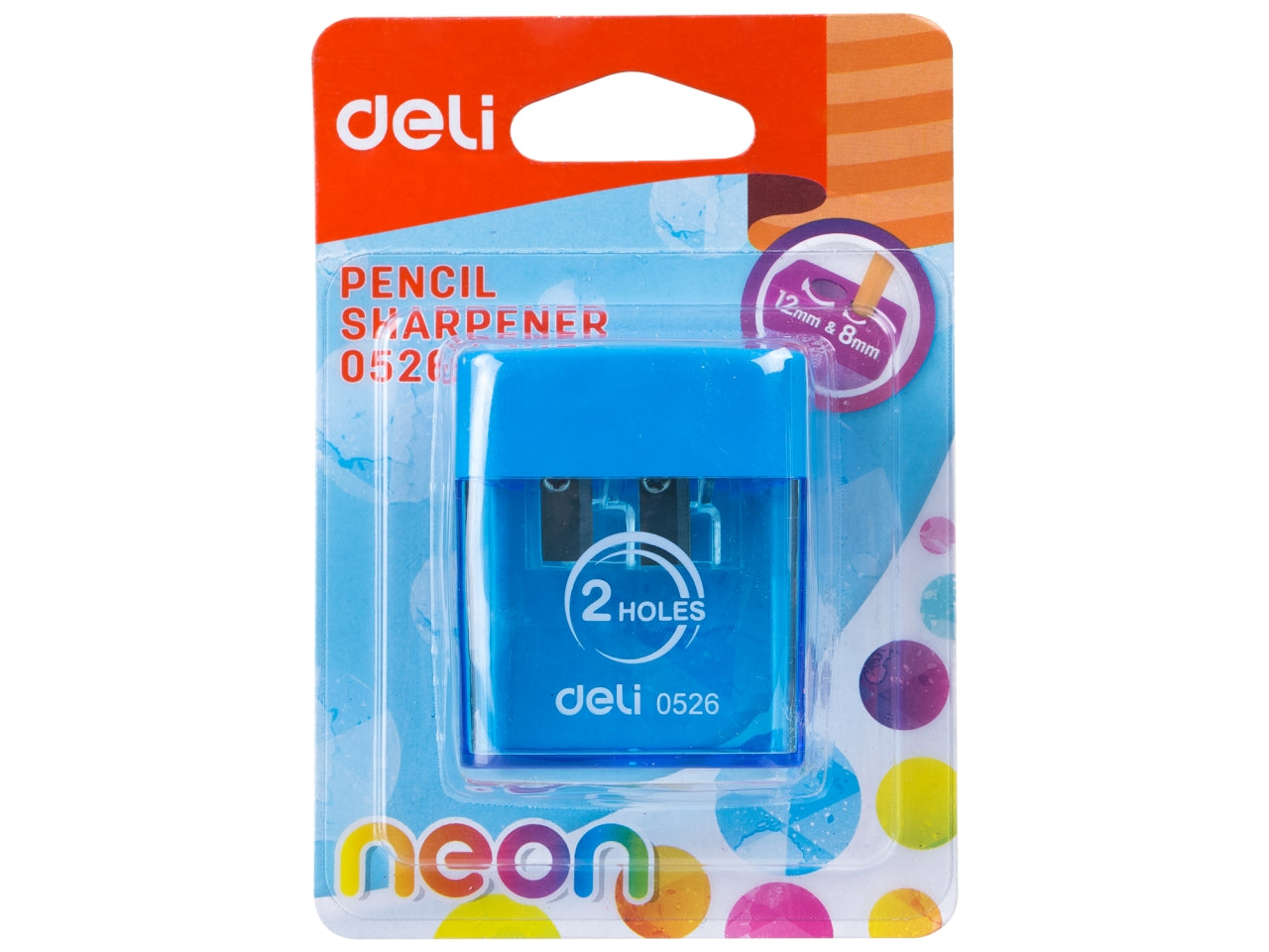 Temperamatite deli blisterato 2 fori