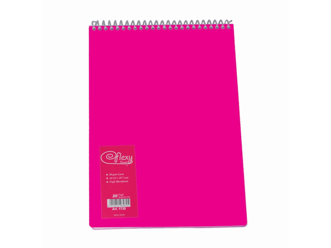 Block notes a4 plastificato con spirale a quadretti 5mm