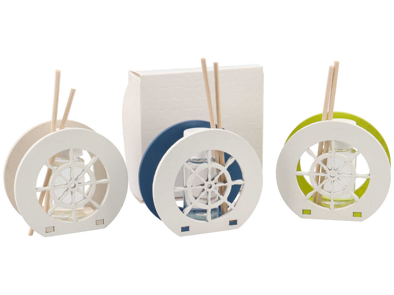 Profumatore tondo piccolo timone in colori assortiti