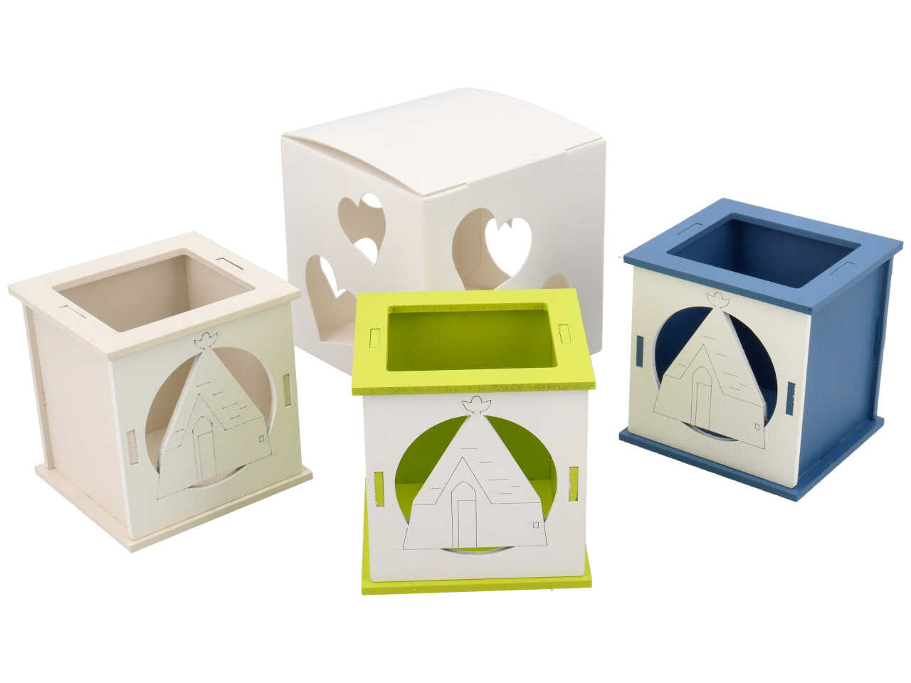 Portapenne trullo in colori assortiti