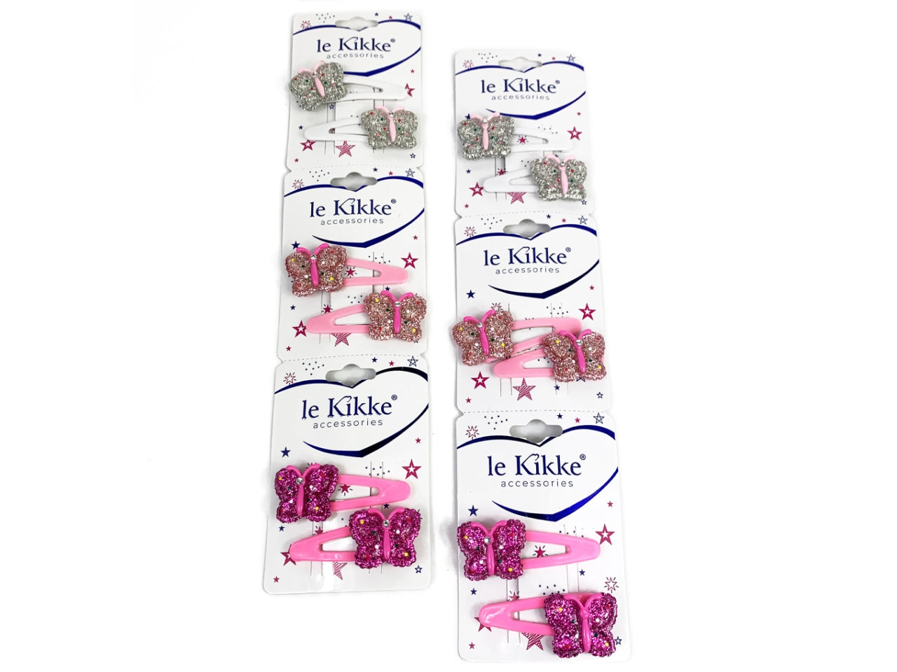 Clic clac glitter butterfly