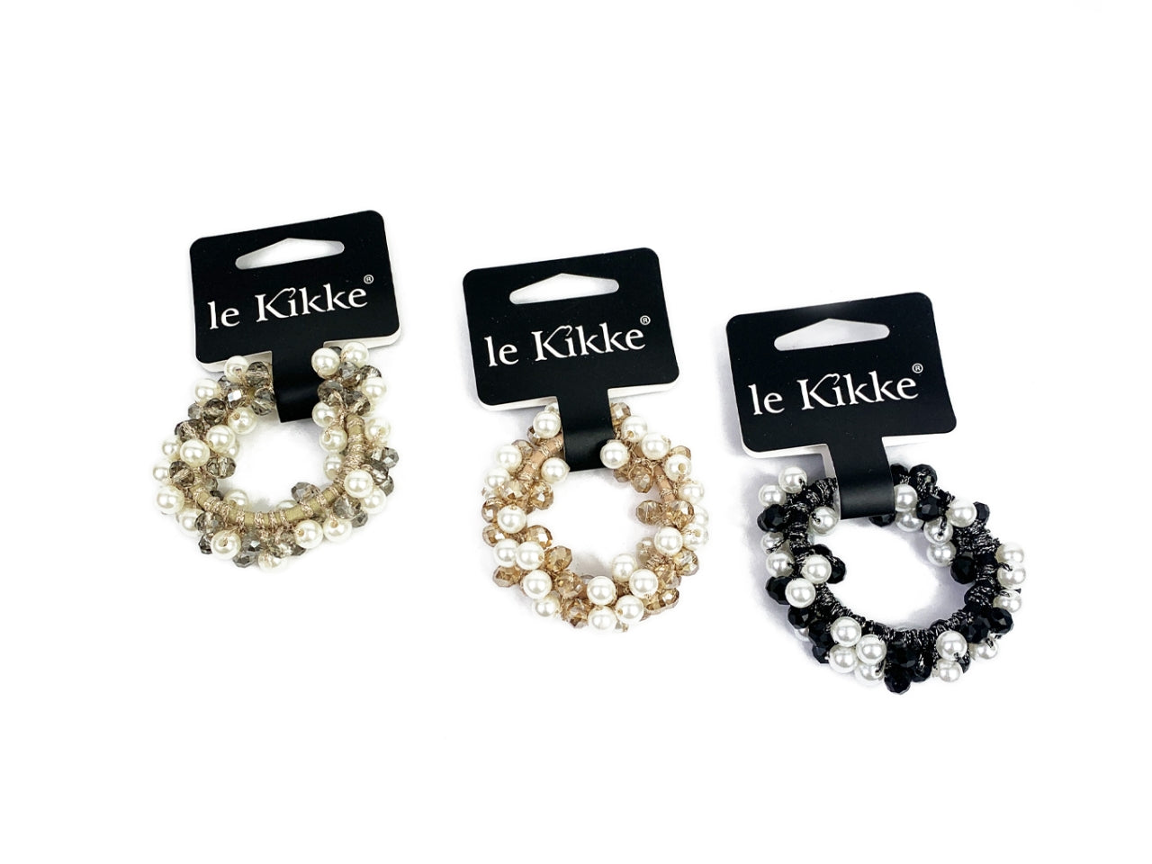 Elastico pearls and stone box 6pz