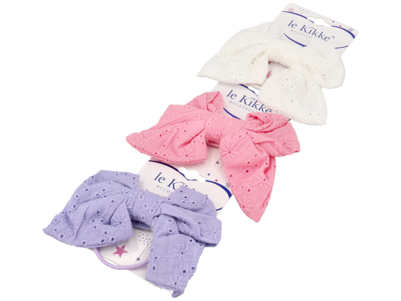 Elastico con fiocco sangallo