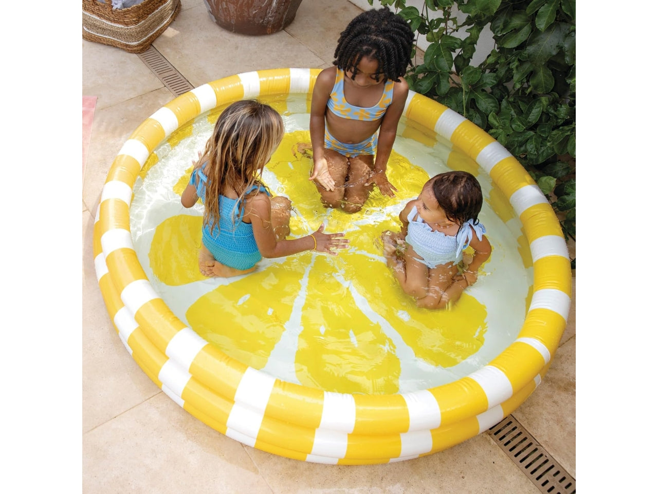 Piscina gialla cm 147x33