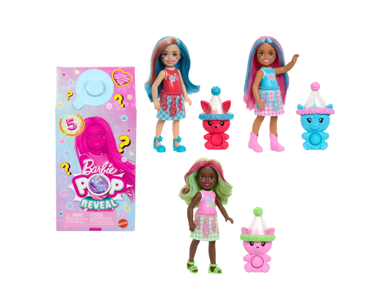 Barbie chelsea reveal animal