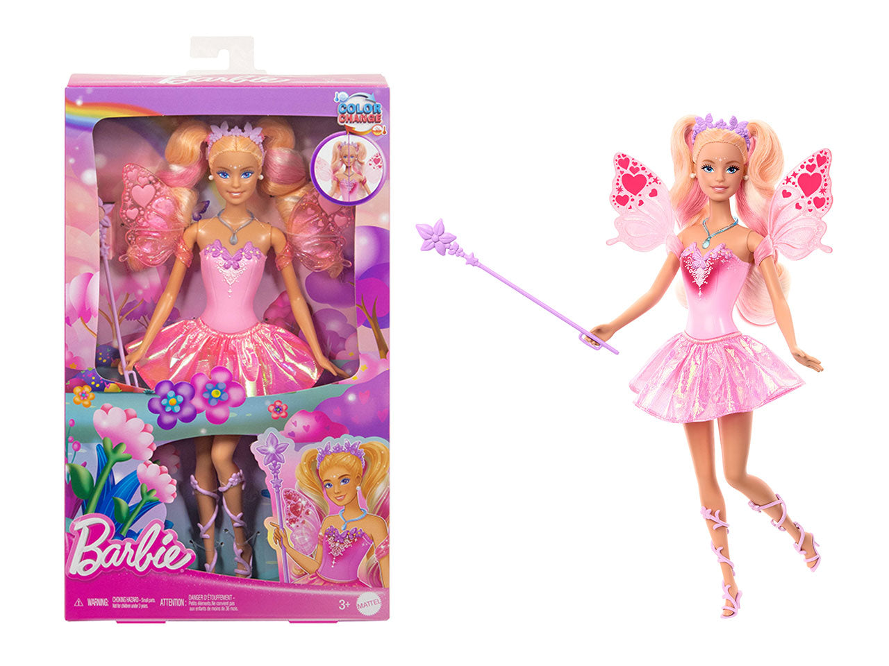 Barbie fatina cambia colore $