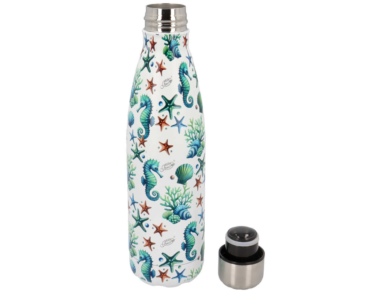 Borraccia termica fantasia capri blu