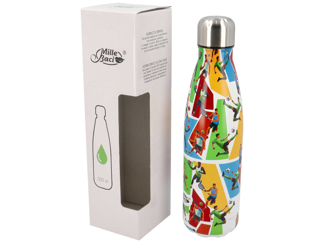 Borraccia termica fantasia sport