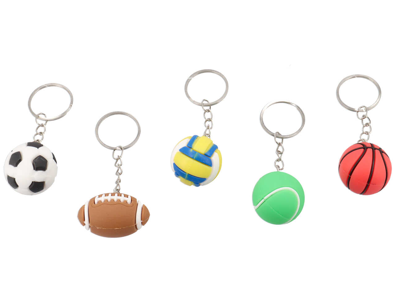 Portachiavi in gomma sport