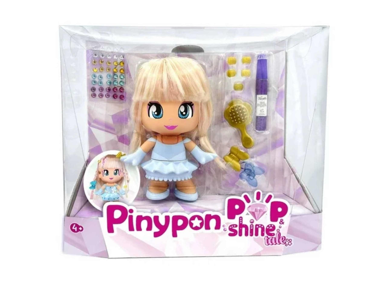 Bambola pinypon pop & shine tale