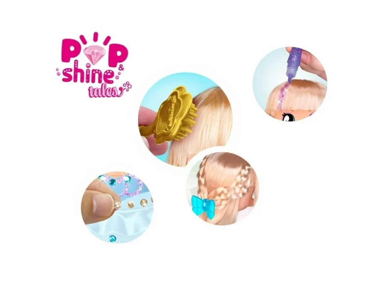 Bambola pinypon pop & shine tale