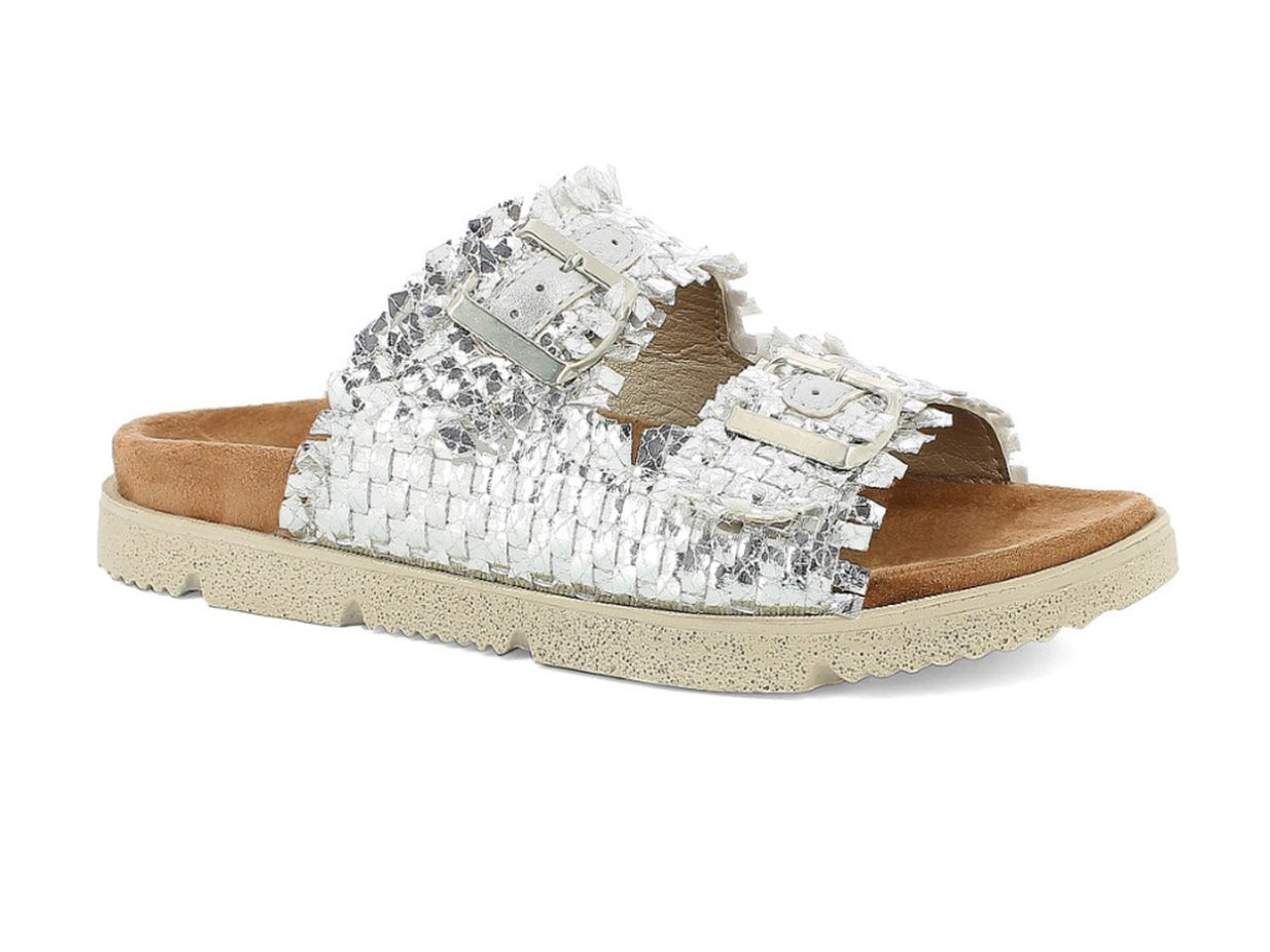 Ciabatta donna taglia dal 35 al 41 argento