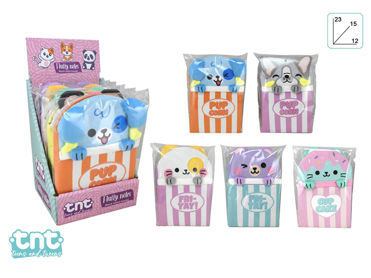 Tnt fluffy notes - diario peluche