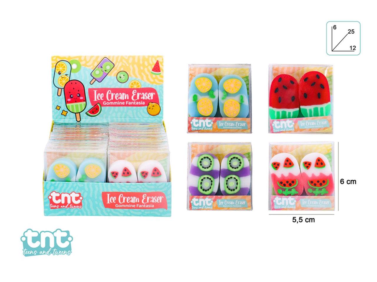 Tnt icecream eraser - gommine gelato