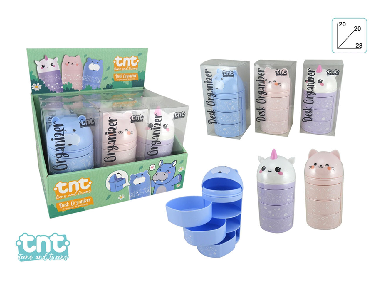 Tnt desk organizer da scrivania 92040