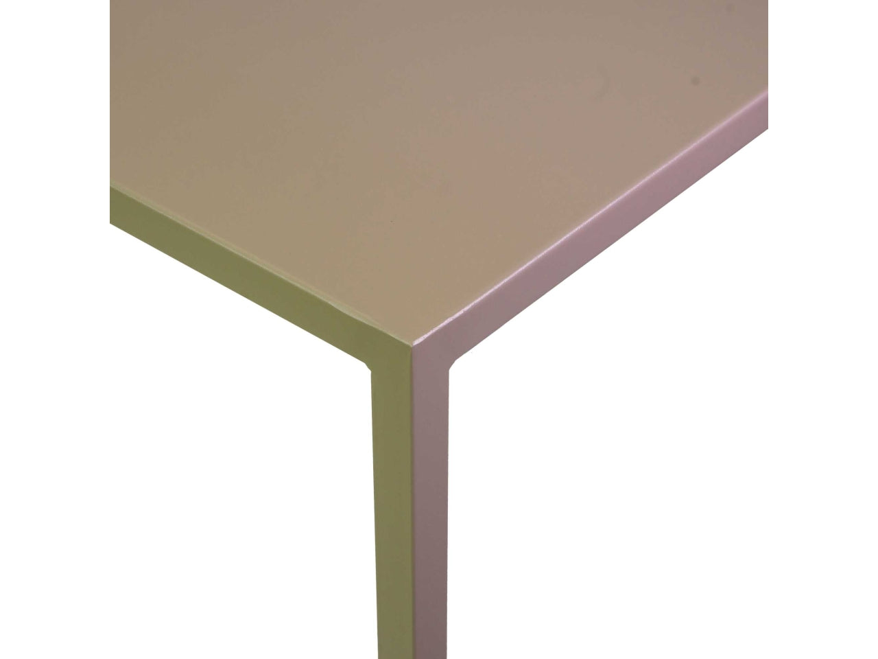 Tavolo quadrato in metallo new elma tortora 70x70h75cm