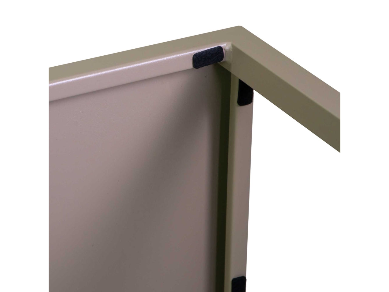 Tavolo quadrato in metallo new elma tortora 80x80h75cm