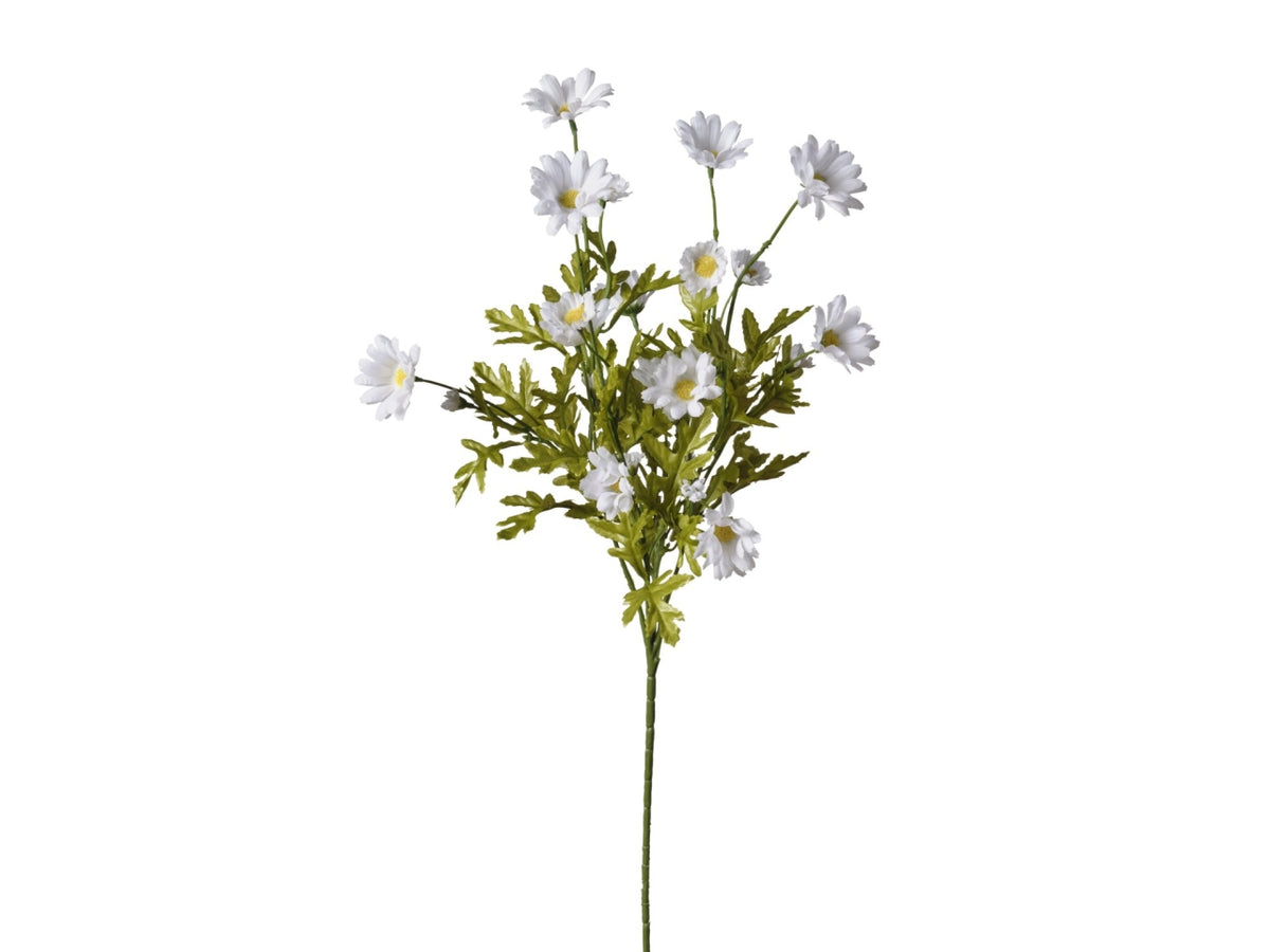 Ramo margherita 72cm bianco
