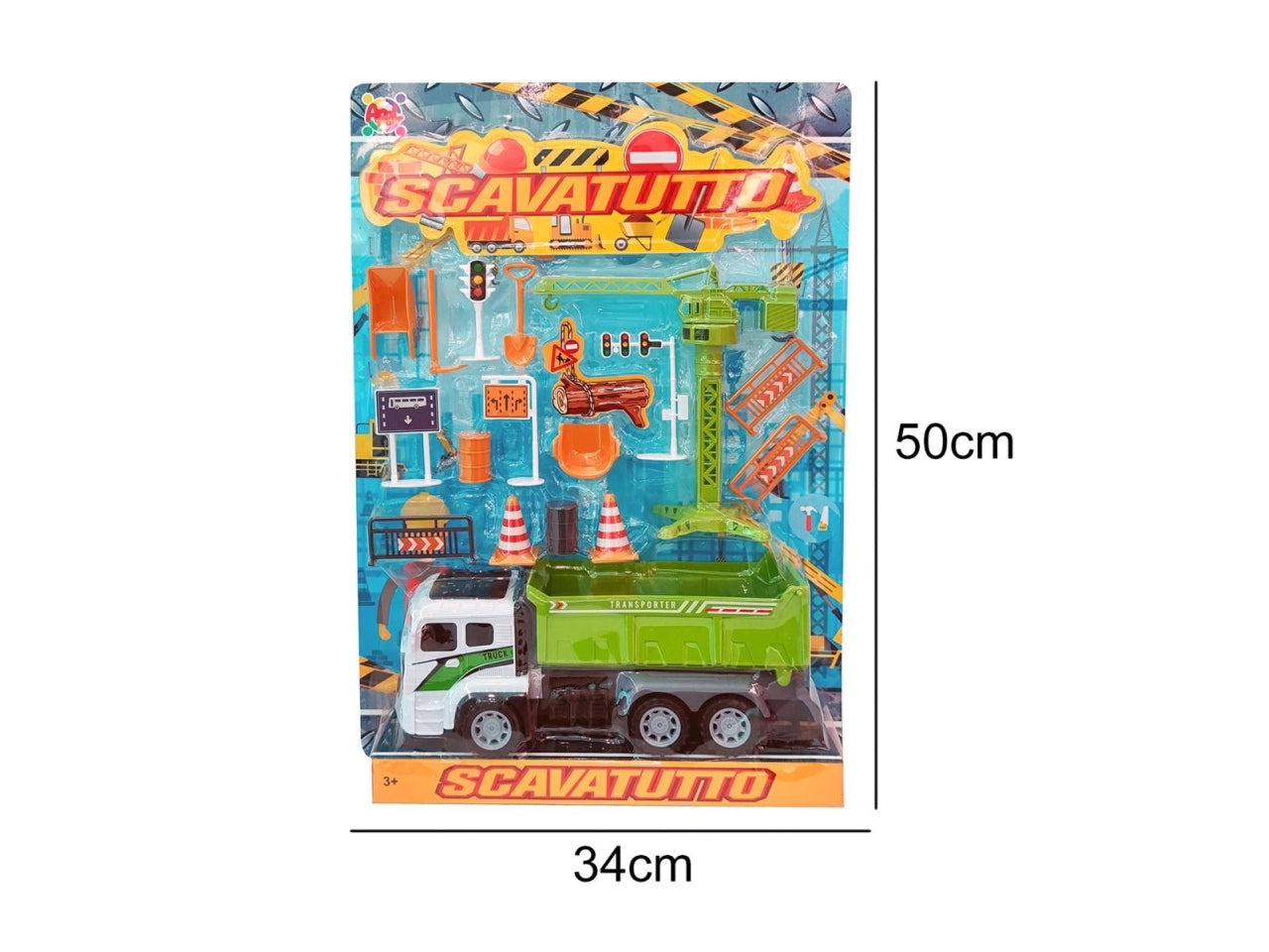 Set camion portasabbia scavatutto