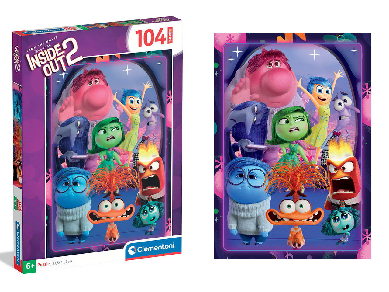 Puzzle 104 super inside out 2 -2- 2025