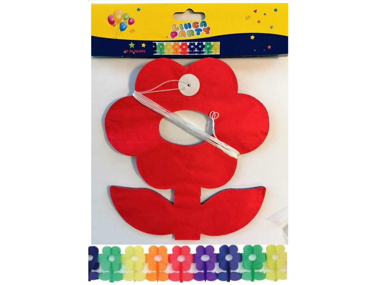 Festone fiore 15x17,5cmx4m