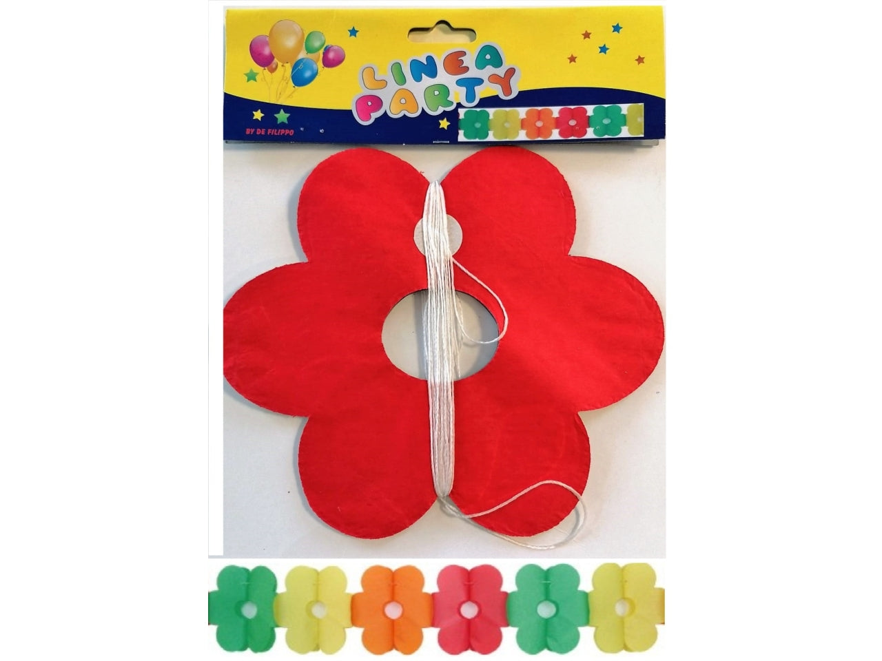 Festone fiore 20x17cmx4m