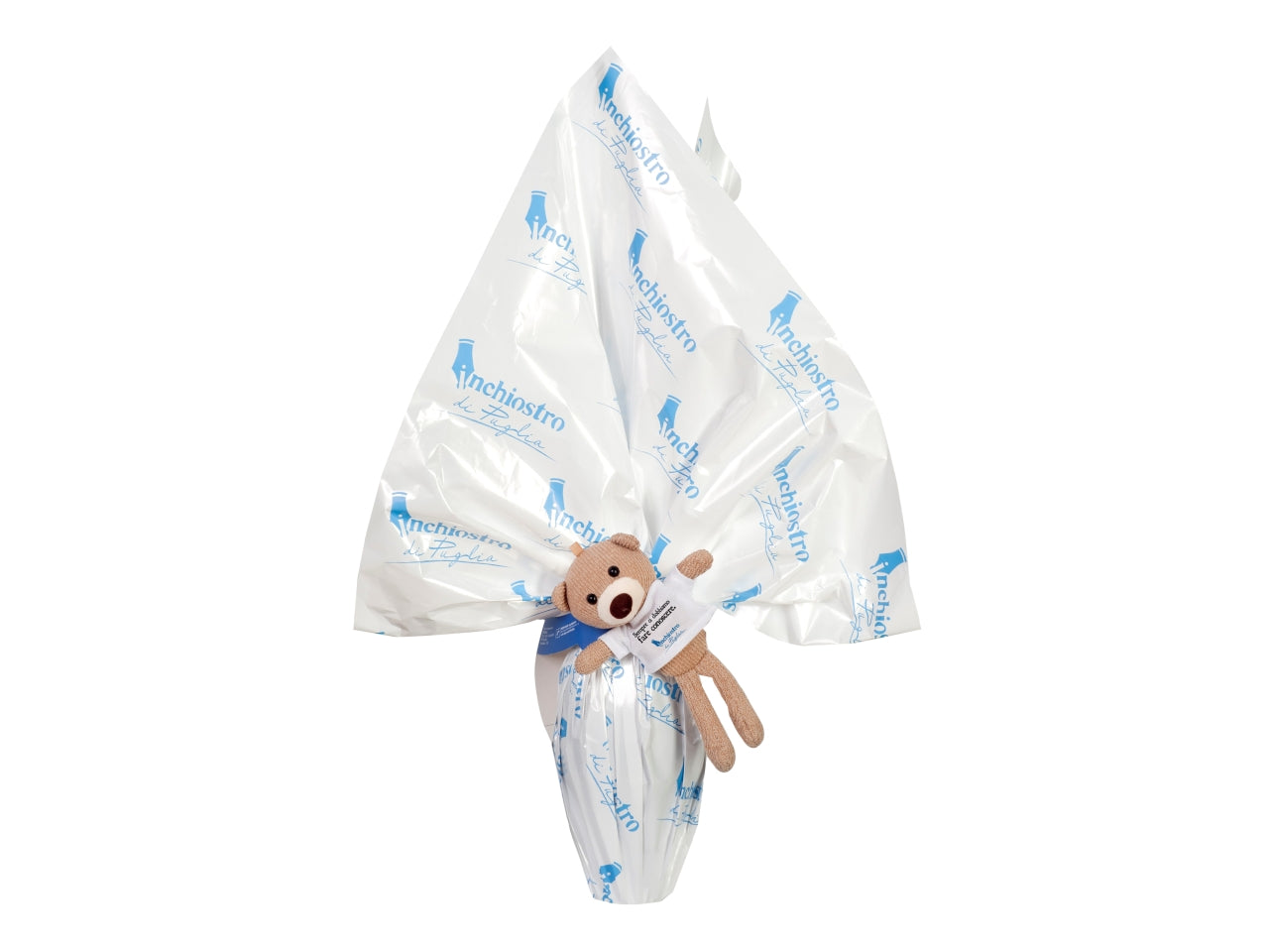 Uovo di cioccolato al latte Inchiostro di Puglia 240g con peluche