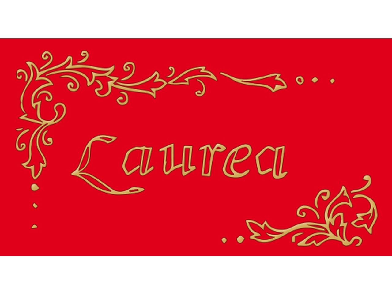 Biglietti bomboniera 100 pezzi f.to a4 laurea rosso e oro