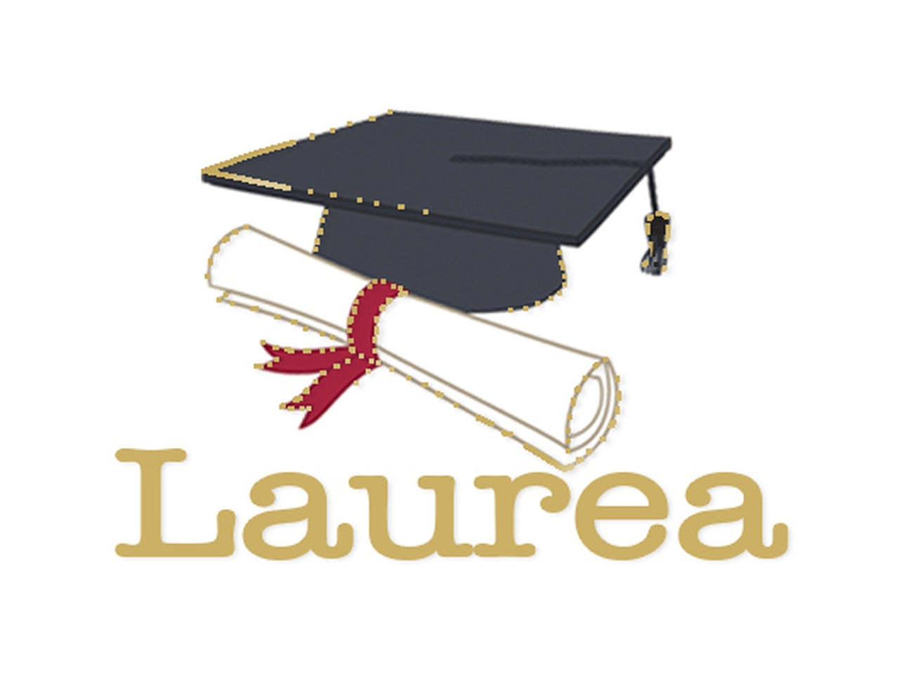 Biglietti bomboniera 100 pezzi f.to a4 laurea feluca