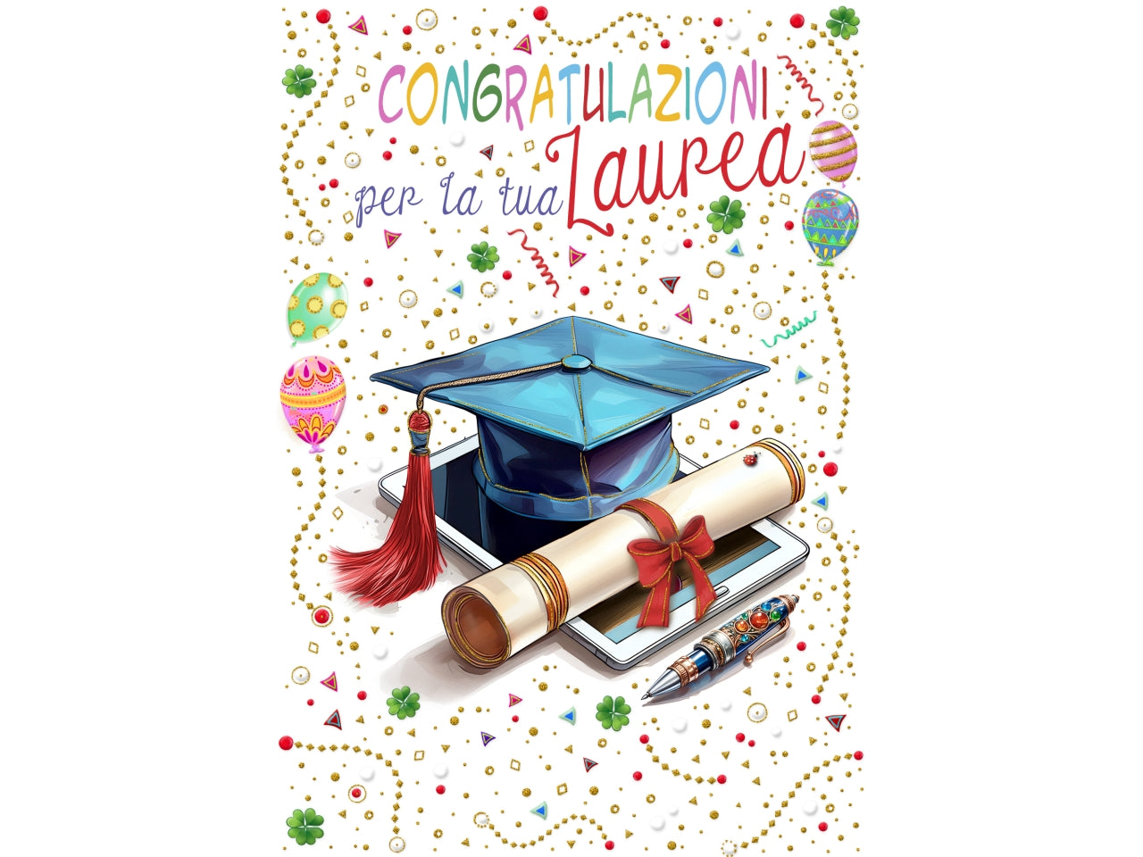 Biglietto auguri laurea