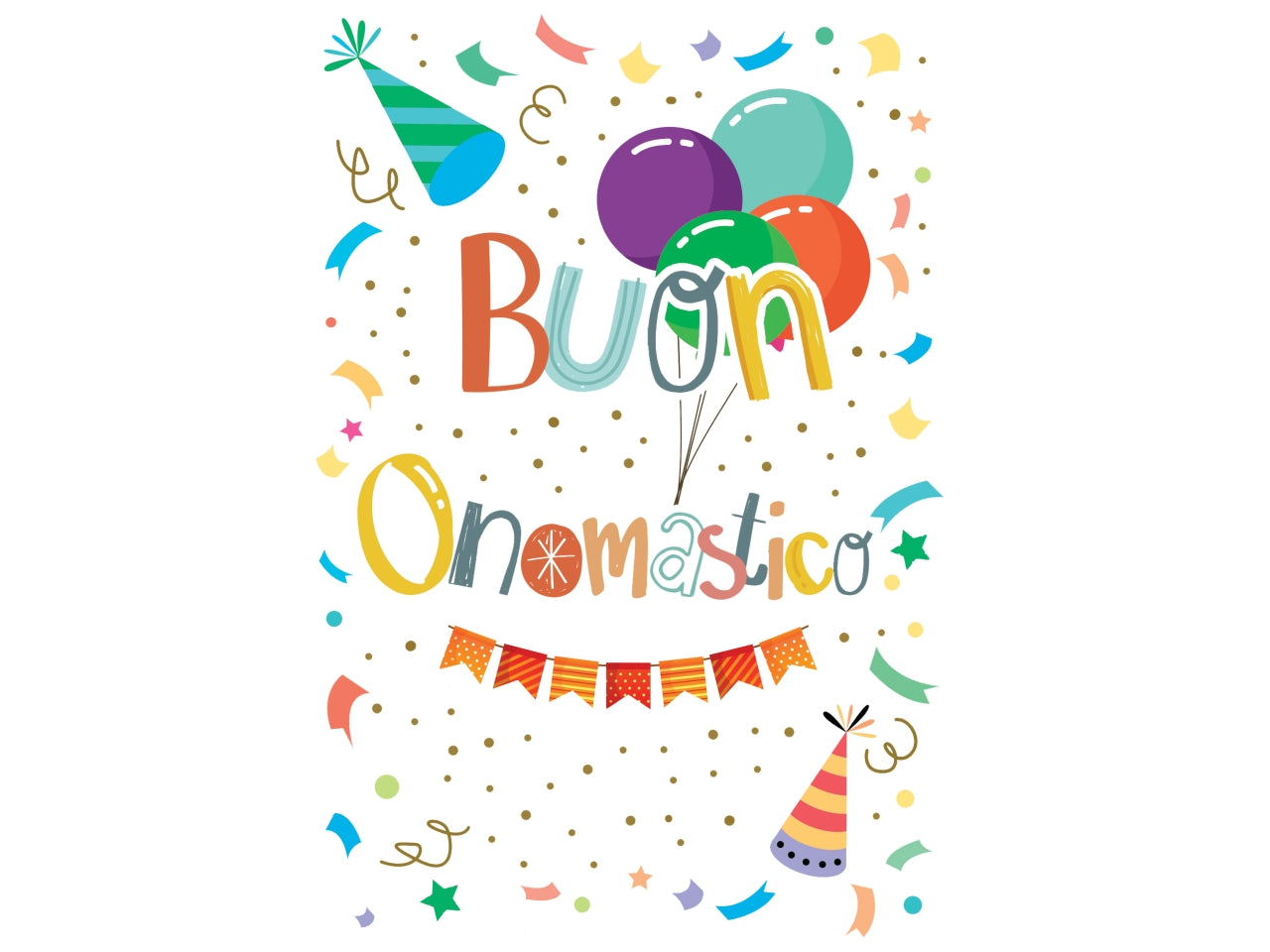 Biglietto buon onomastico