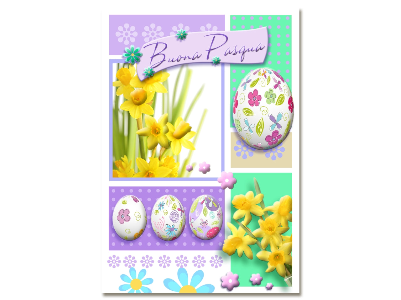 Biglietto pasqua laica