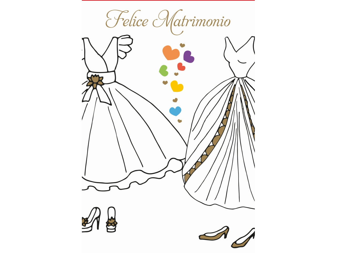 Biglietto felice matrimonio women