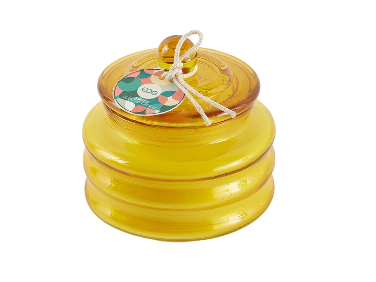 Candela ecrin profumata h.7,5xd7,5cm profumazione amber