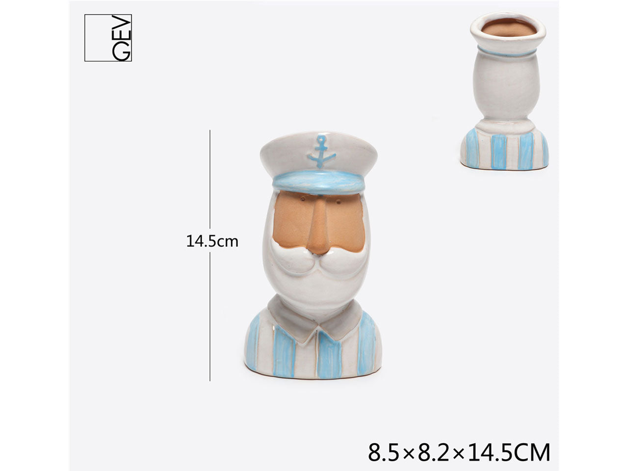 Vaso capitano 8,5x8,2cm