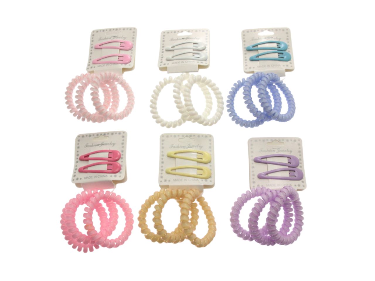 Set molla con clic clac estivi confezioni da 5 pezzi